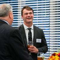 Group of men laughing